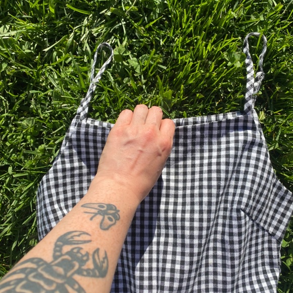 Gingham romper - Picture 3 of 4